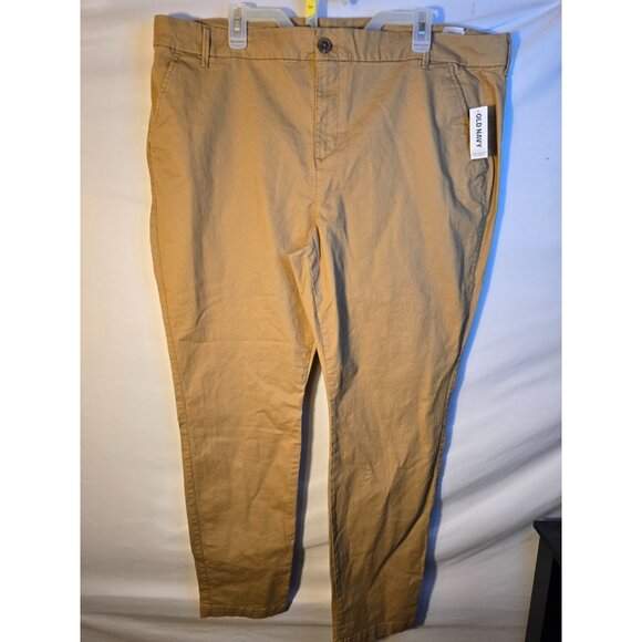 New NWT Old Navy Tan Chinos Khakis Pants Womens Plus Size 20 2X Stretch - Picture 1 of 2